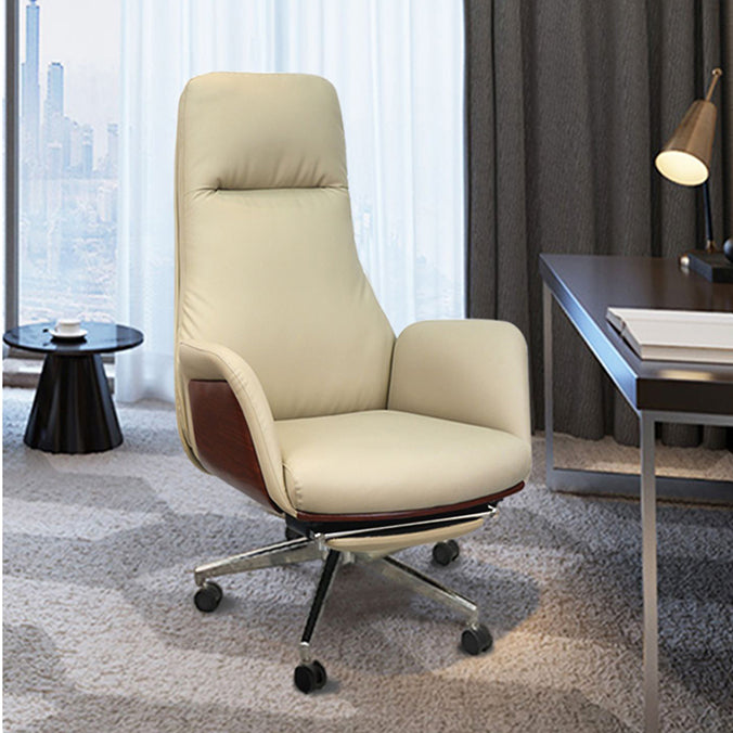 Modern No Arm Executive Chair Adjustable Height Managers Chair for Office