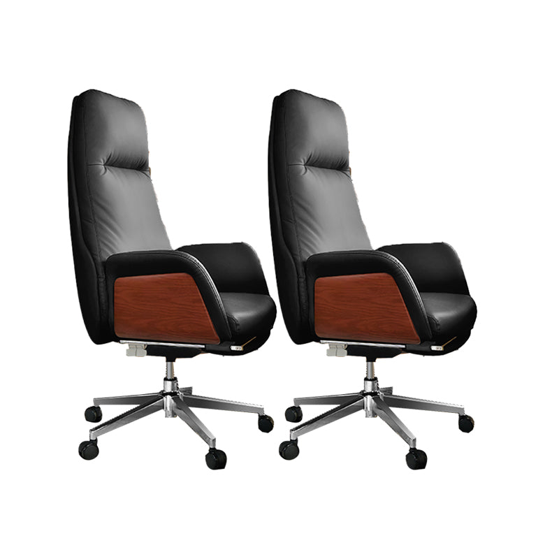 Modern No Arm Executive Chair Adjustable Height Managers Chair for Office