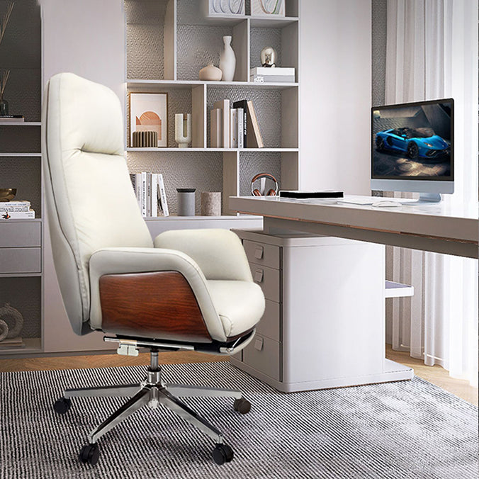 Modern No Arm Executive Chair Adjustable Height Managers Chair for Office