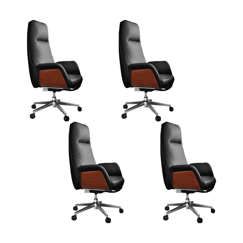 Modern No Arm Executive Chair Adjustable Height Managers Chair for Office