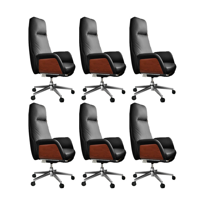 Modern No Arm Executive Chair Adjustable Height Managers Chair for Office