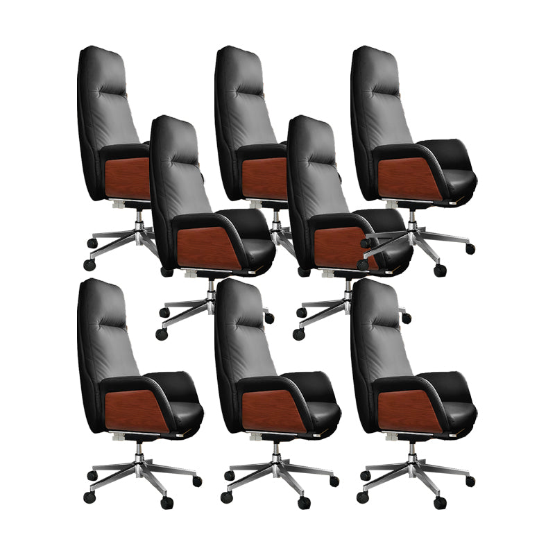 Modern No Arm Executive Chair Adjustable Height Managers Chair for Office