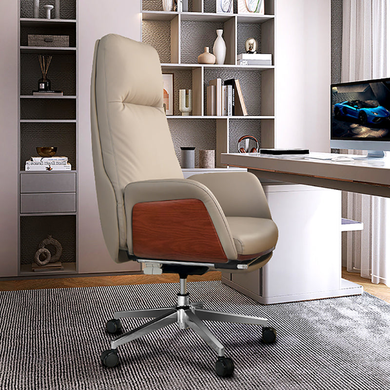 Modern No Arm Executive Chair Adjustable Height Managers Chair for Office