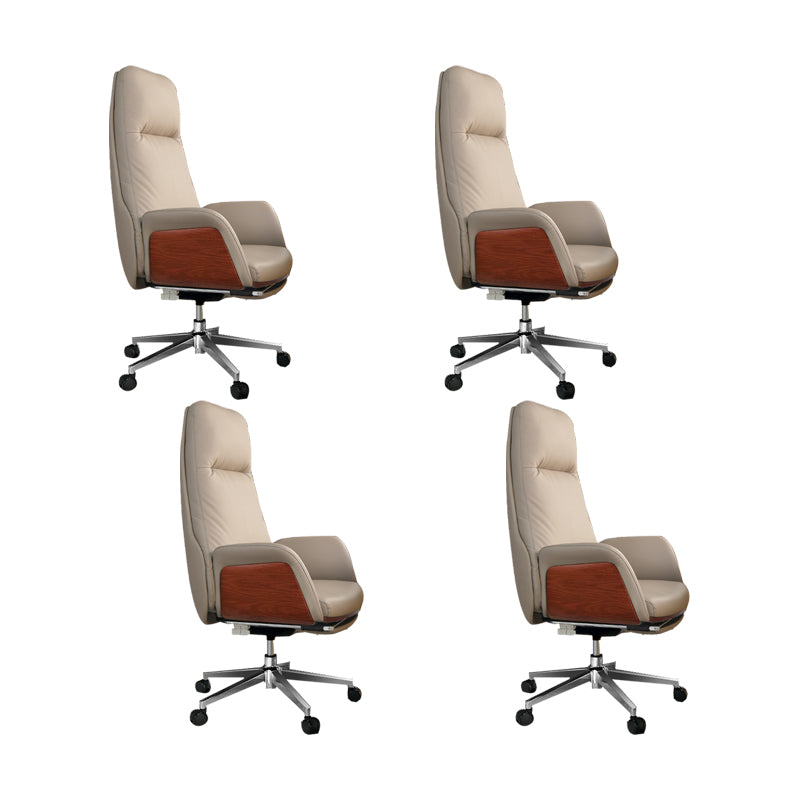 Modern No Arm Executive Chair Adjustable Height Managers Chair for Office