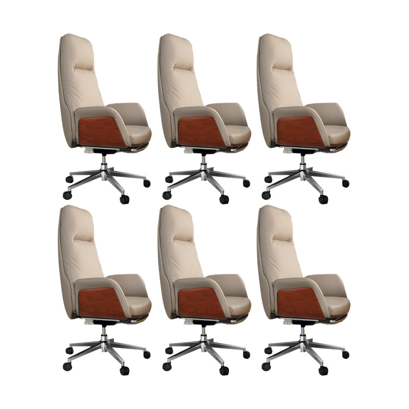 Modern No Arm Executive Chair Adjustable Height Managers Chair for Office