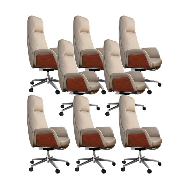 Modern No Arm Executive Chair Adjustable Height Managers Chair for Office