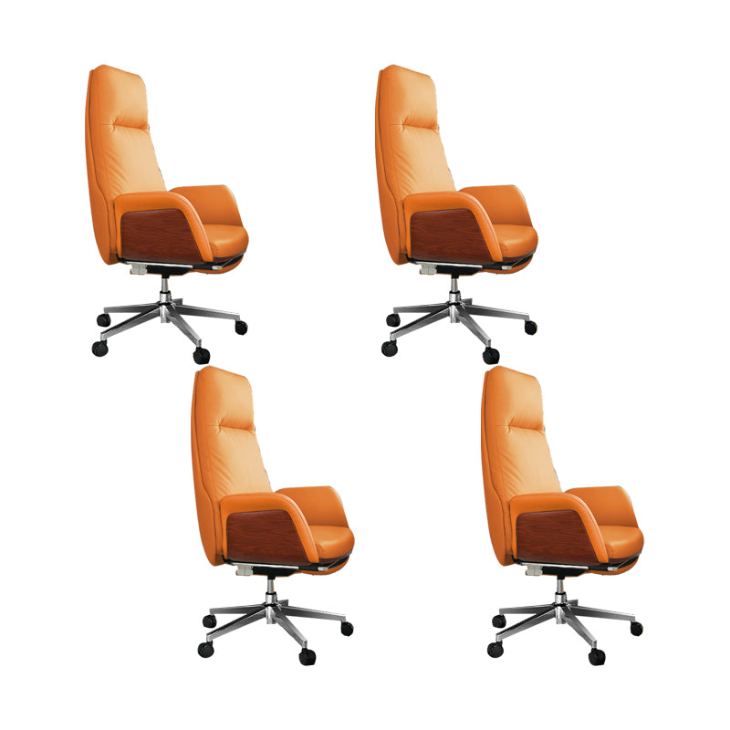 Modern No Arm Executive Chair Adjustable Height Managers Chair for Office