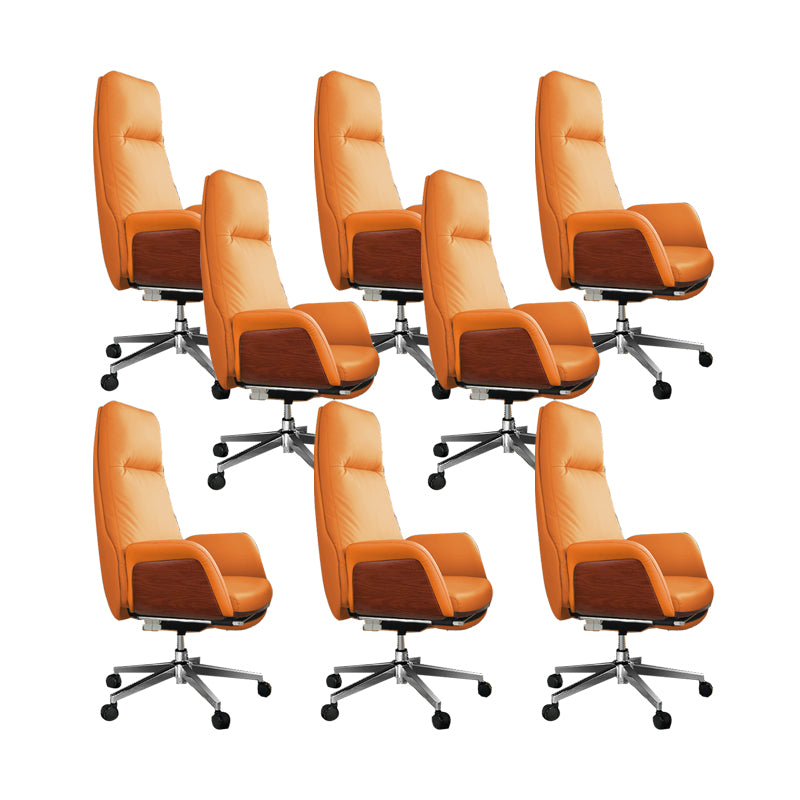 Modern No Arm Executive Chair Adjustable Height Managers Chair for Office