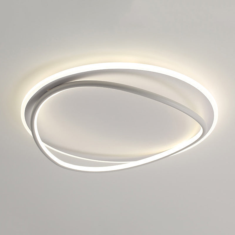 Contemporary Flush Mount Lighting LED White Ceiling Light for Room