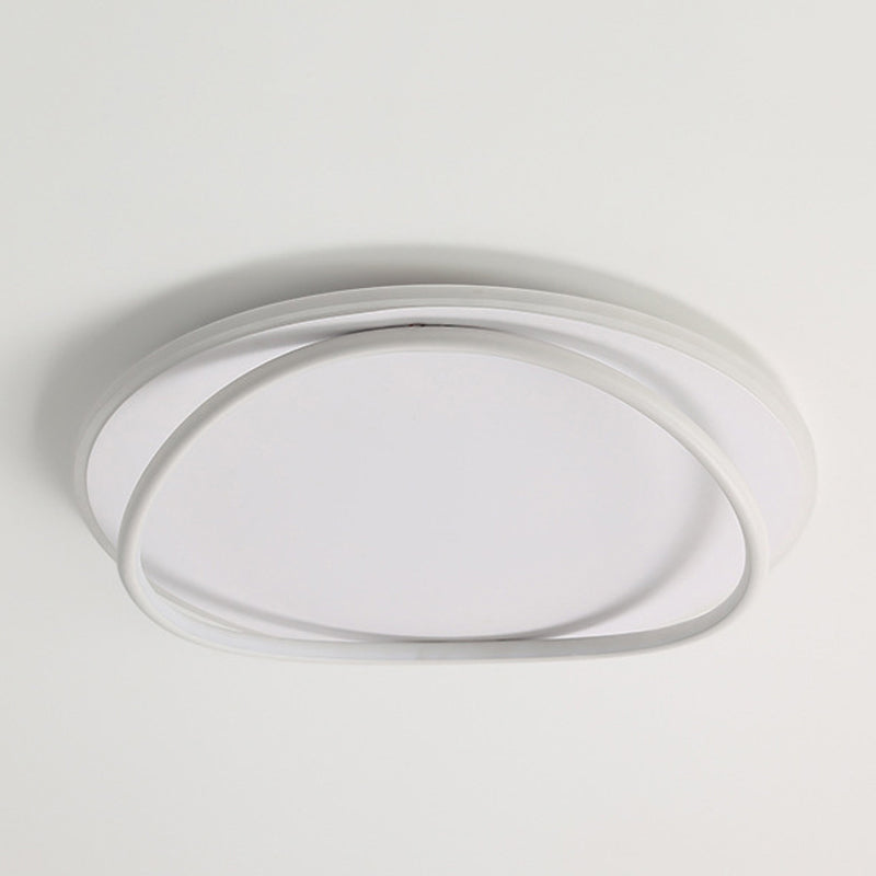 Contemporary Flush Mount Lighting LED White Ceiling Light for Room