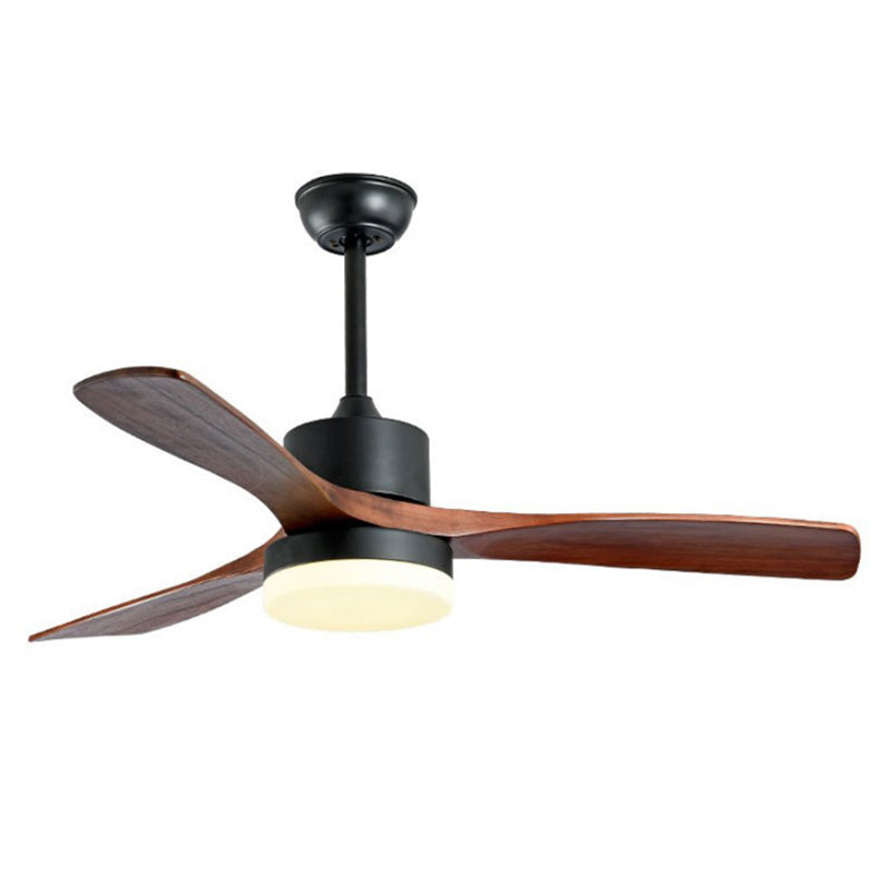 Nordic Wooden Ceiling Fan Light Fixture Simple Ceiling Lamp for Bedroom