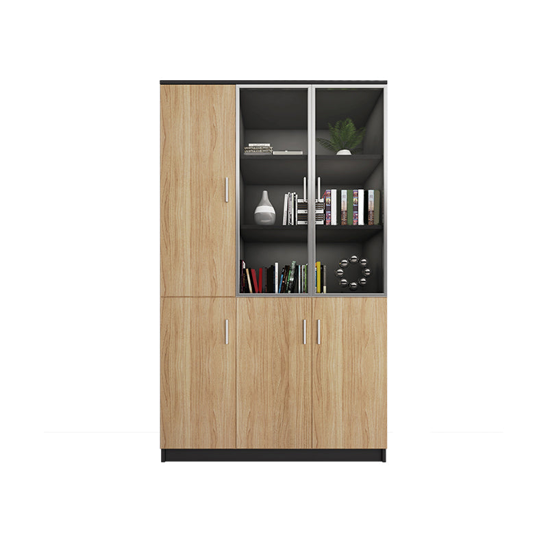 Traditional File Cabinet Wood Vertical File Cabinet with Shelves for Office