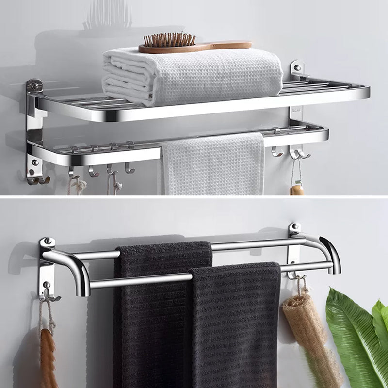 Modern Stainless Steel Bathroom Set Paper Holder Bath Shelf Bathroom Hardware