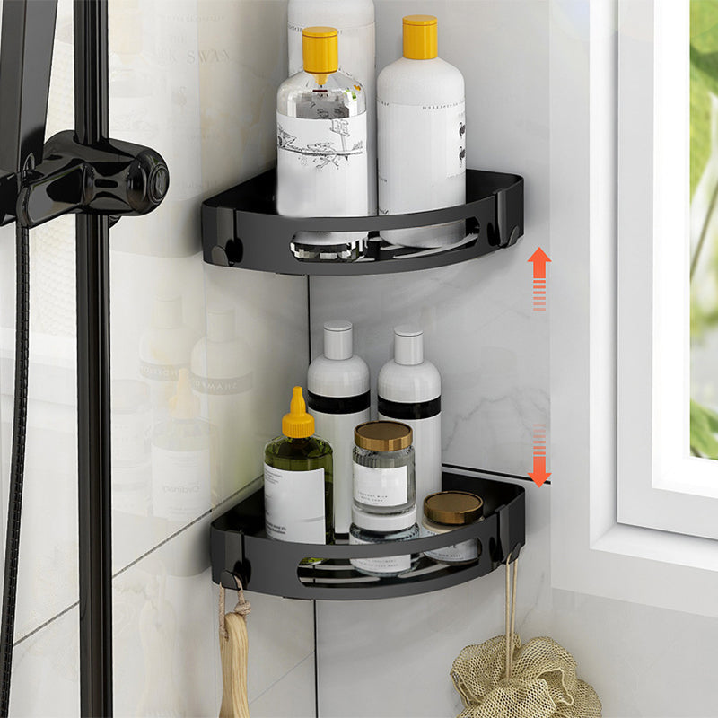 Modern Bathroom Hardware Black Paper Holder Bath Shelf Bathroom Accessory Kit