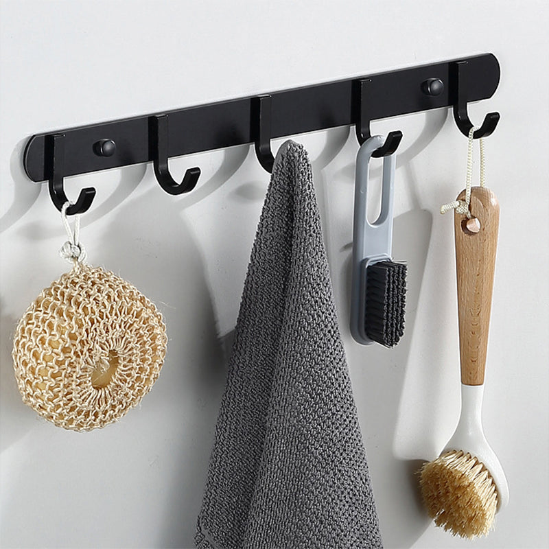 Modern Bathroom Hardware Black Paper Holder Bath Shelf Bathroom Accessory Kit