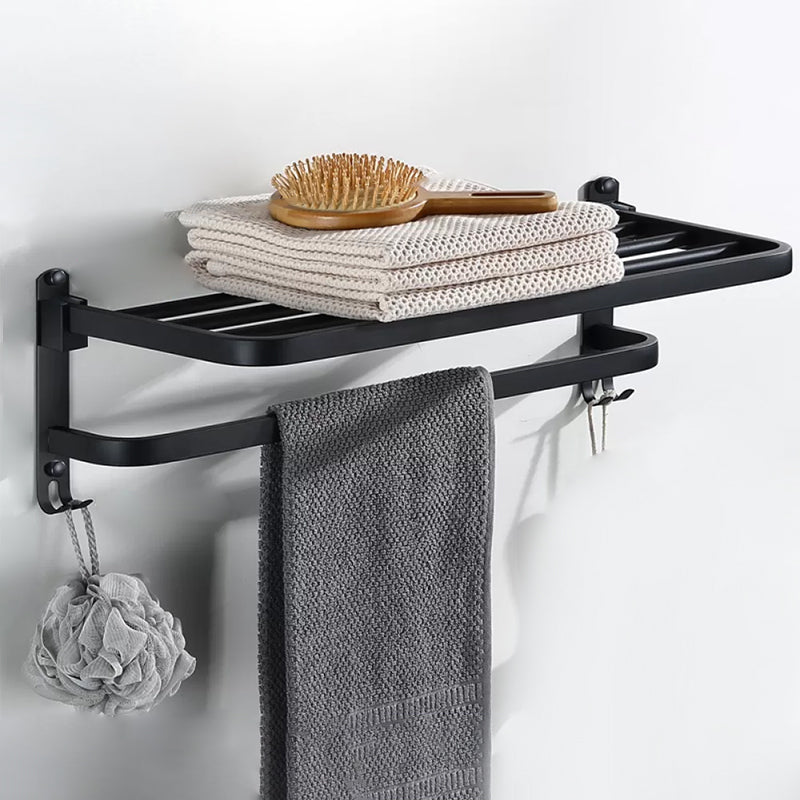 Modern Bathroom Hardware Black Paper Holder Bath Shelf Bathroom Accessory Kit