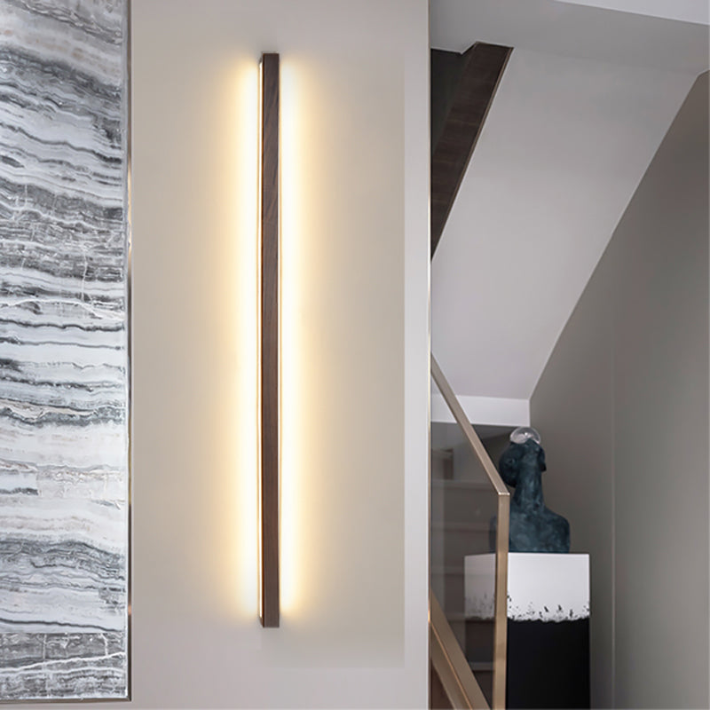 Contemporary Wall Light Fixture Wooden Wall Light Sconce for Bedroom