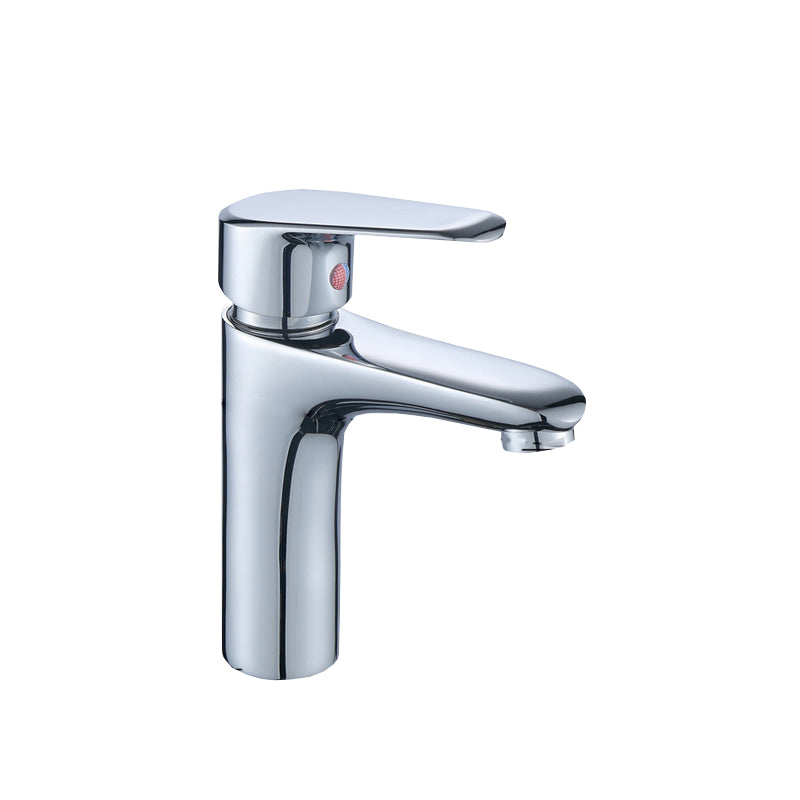 Modern Sink Faucet Solid Color Brass Basin Lavatory Faucet for Bathroom