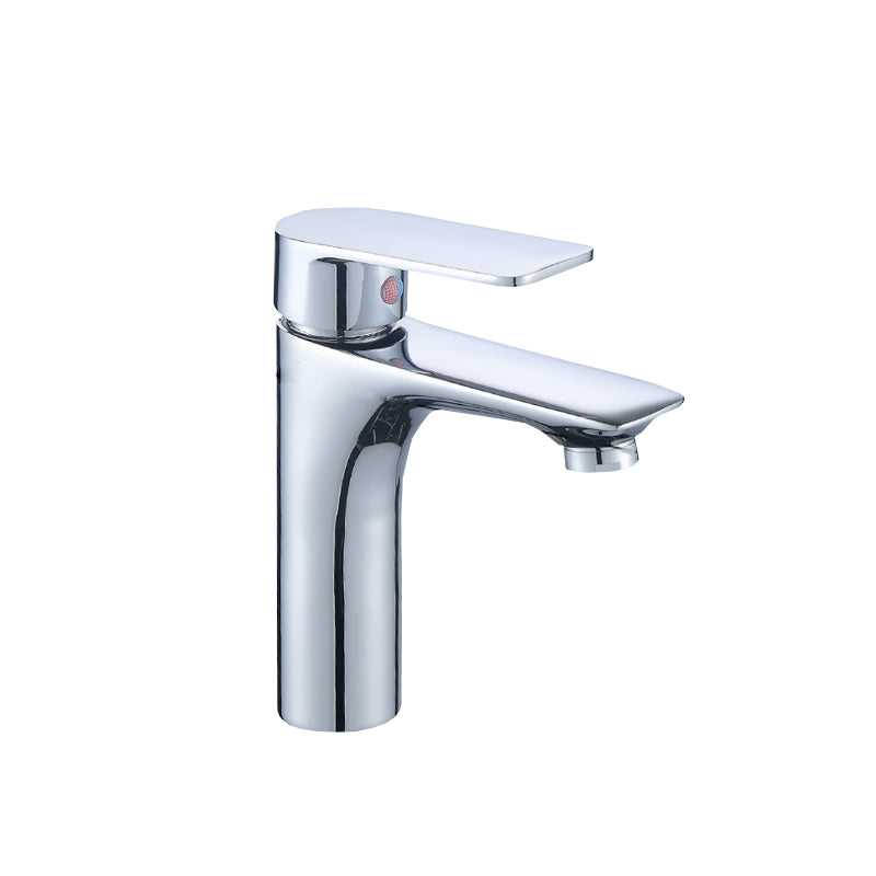 Modern Sink Faucet Solid Color Brass Basin Lavatory Faucet for Bathroom