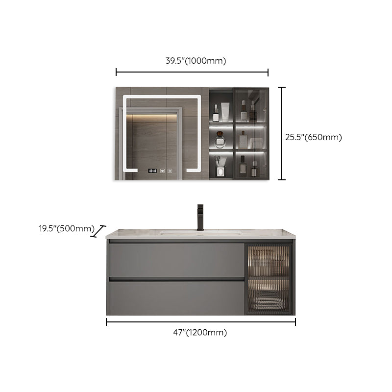 Modern Bathroom Sink Vanity Mirror Cabinet Vanity Cabinet with Storage Shelving