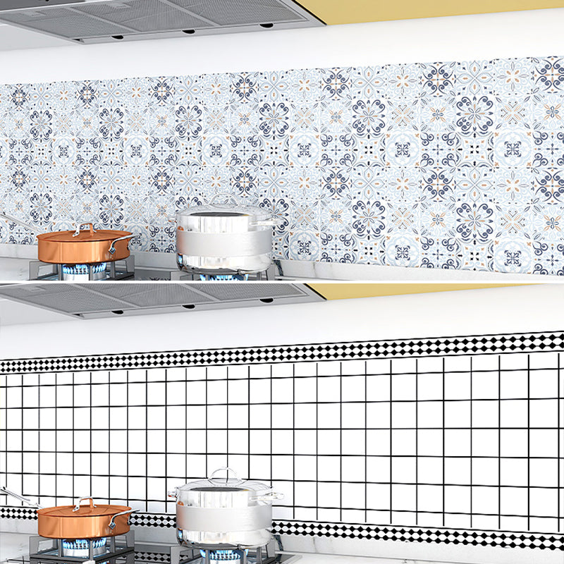 Modern Mosaic Tile Waterproof Peel and Stick Backsplash Tile for Kitchen