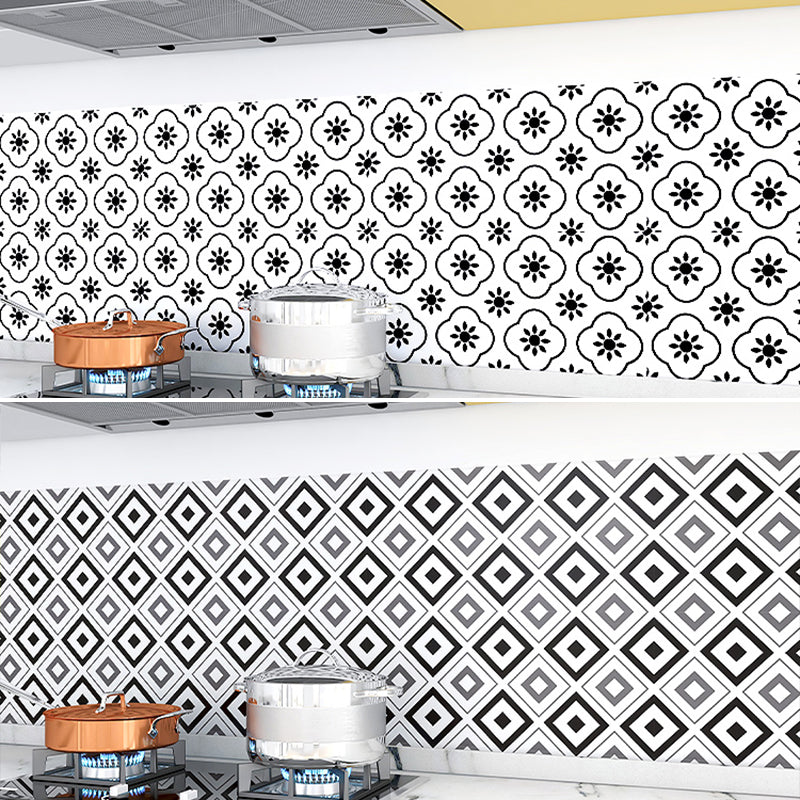 Modern Mosaic Tile Waterproof Peel and Stick Backsplash Tile for Kitchen