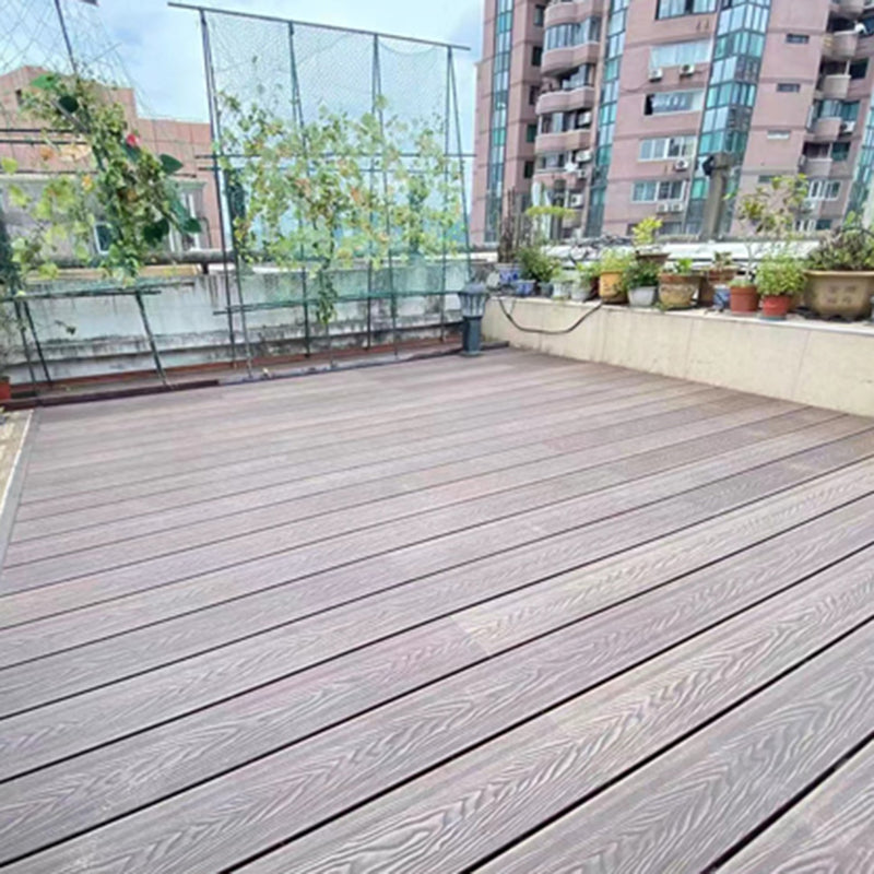 Deck Plank Wooden Embossed Waterproof Outdoor Flooring Deck Plank