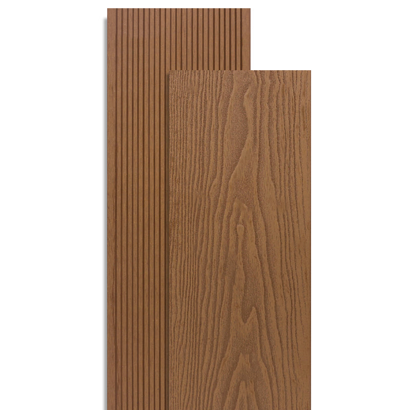 Deck Plank Outdoor Wooden Striped Pattern Waterproof Floor Board