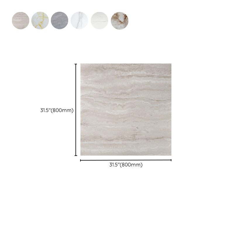 Peel & Stick Vinyl Flooring Light Vinyl Flooring with Marble Look