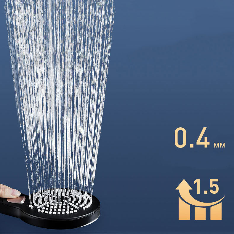 Contemporary Handheld Shower Self-Cleaning Wall-Mount Showerhead