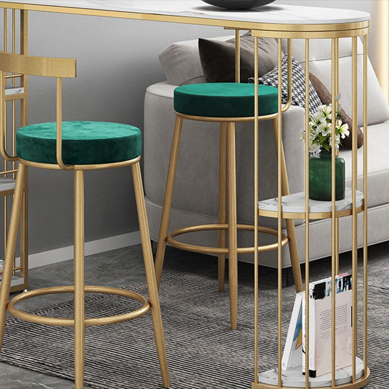 Modern Bistro Bar Table Storage Sintered Stone Bar Table for Living Room