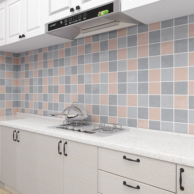 Modern Mosaic Tile Waterproof Peel and Stick Tile Over Tile for Kitchen