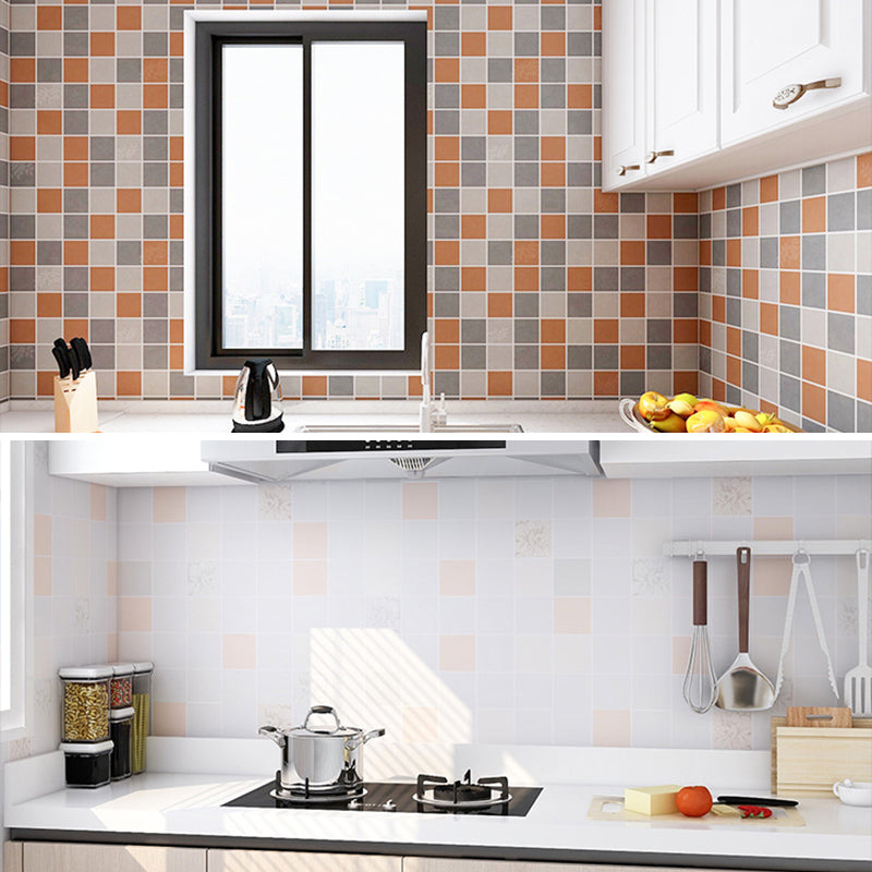 Modern Mosaic Tile Waterproof Peel and Stick Tile Over Tile for Kitchen