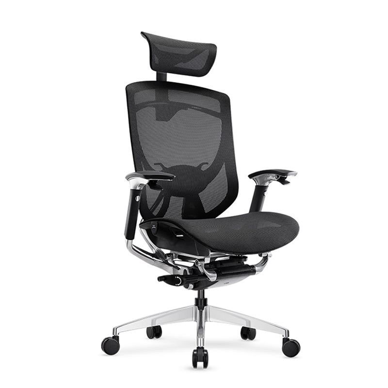 Modern Office Chair Adjustable Seat Height Removable Arms Swivel Chair with Wheels