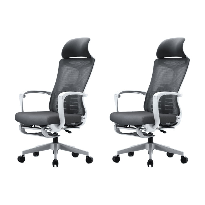 Modern Slide Chair Adjustable Seat Height Office Chair with Wheels