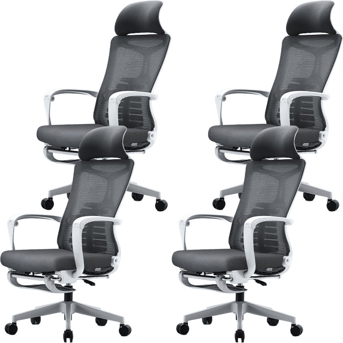 Modern Slide Chair Adjustable Seat Height Office Chair with Wheels