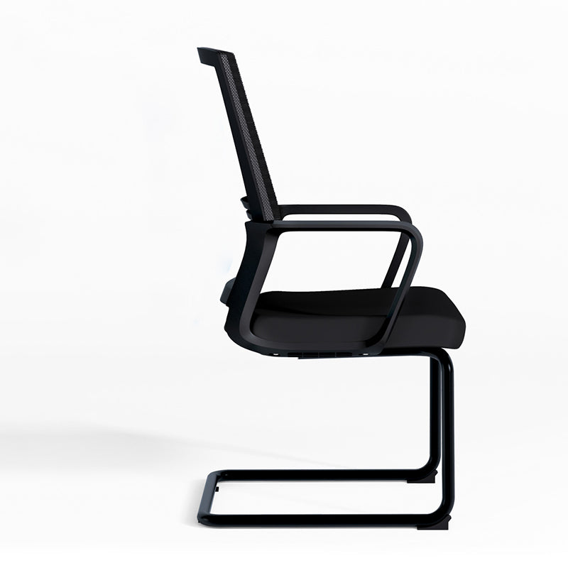 Modern Chair No Wheels Fixed Arms Upholstered No Distressing Desk Chair