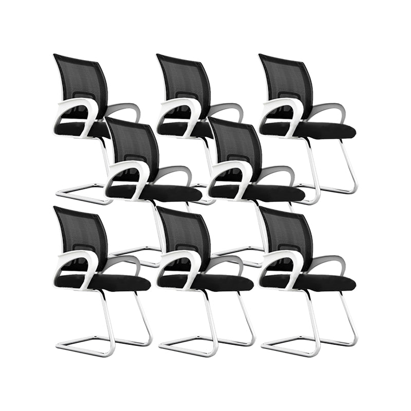 Modern Chair No Wheels Fixed Arms Upholstered No Distressing Desk Chair