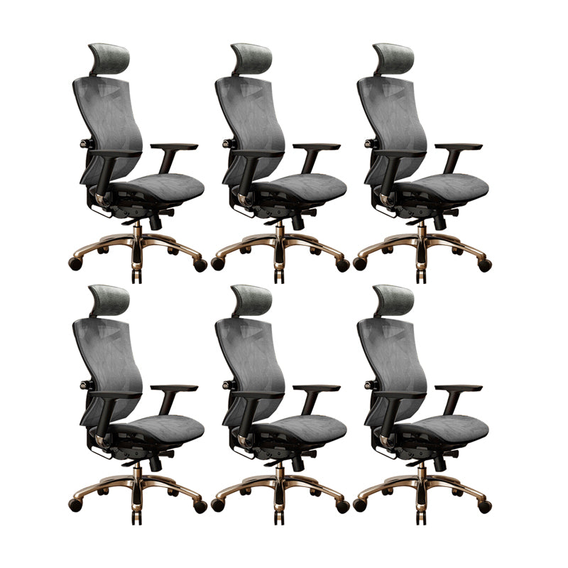 Modern Chair Removable Arms Adjustable Seat Height Office Chair with Wheels