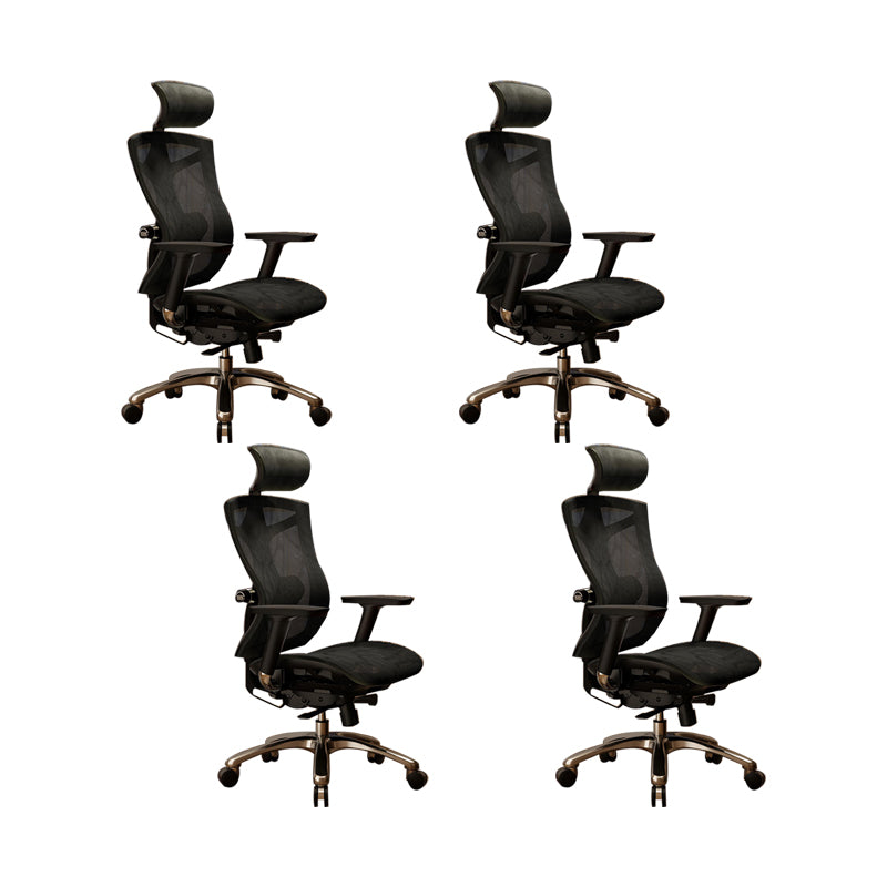 Modern Chair Removable Arms Adjustable Seat Height Office Chair with Wheels