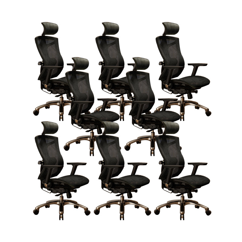 Modern Chair Removable Arms Adjustable Seat Height Office Chair with Wheels