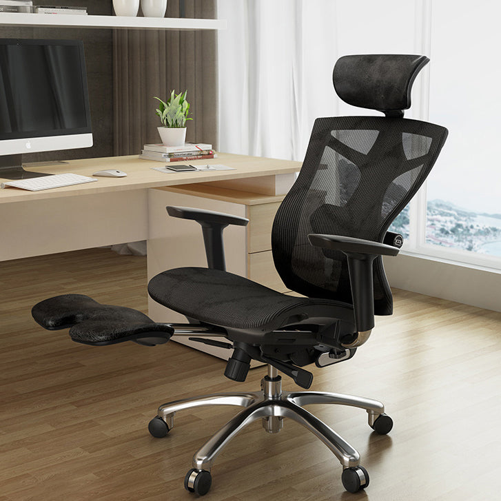 Modern Chair Removable Arms Adjustable Seat Height Office Chair with Wheels