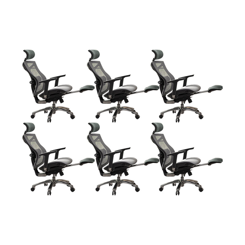 Modern Chair Removable Arms Adjustable Seat Height Office Chair with Wheels