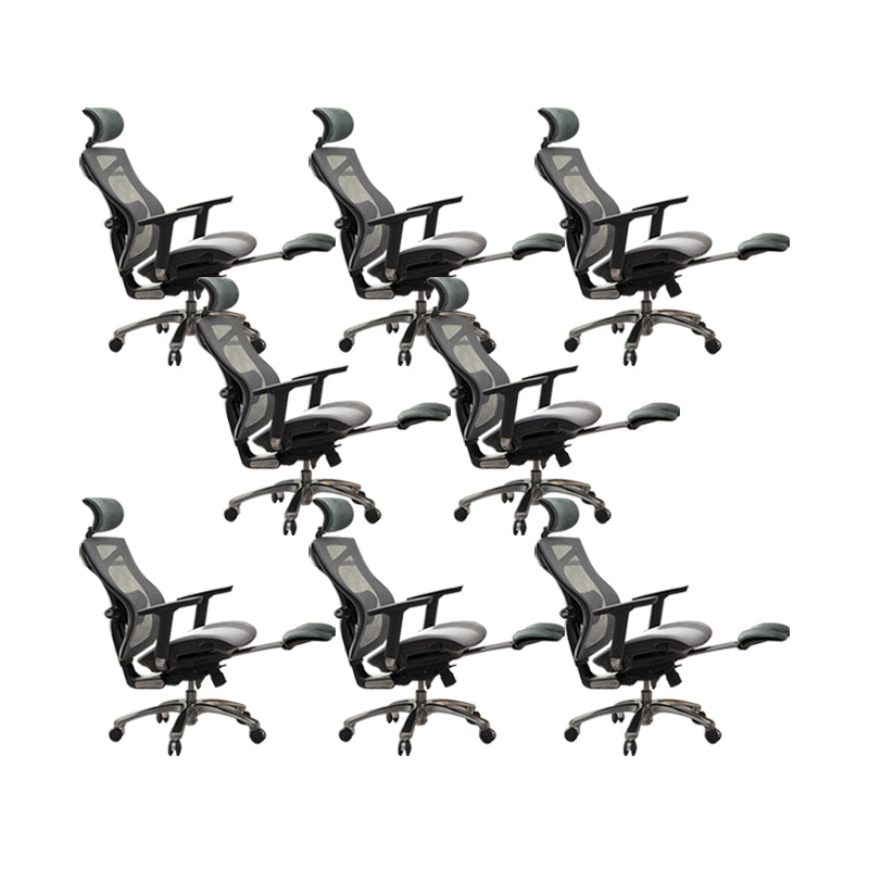 Modern Chair Removable Arms Adjustable Seat Height Office Chair with Wheels