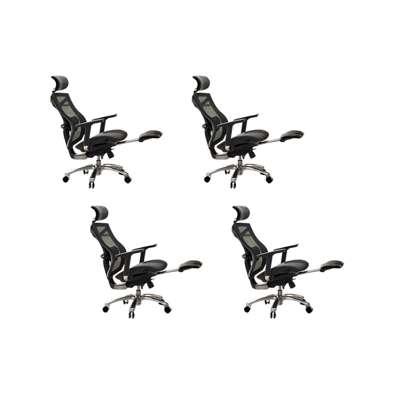 Modern Chair Removable Arms Adjustable Seat Height Office Chair with Wheels