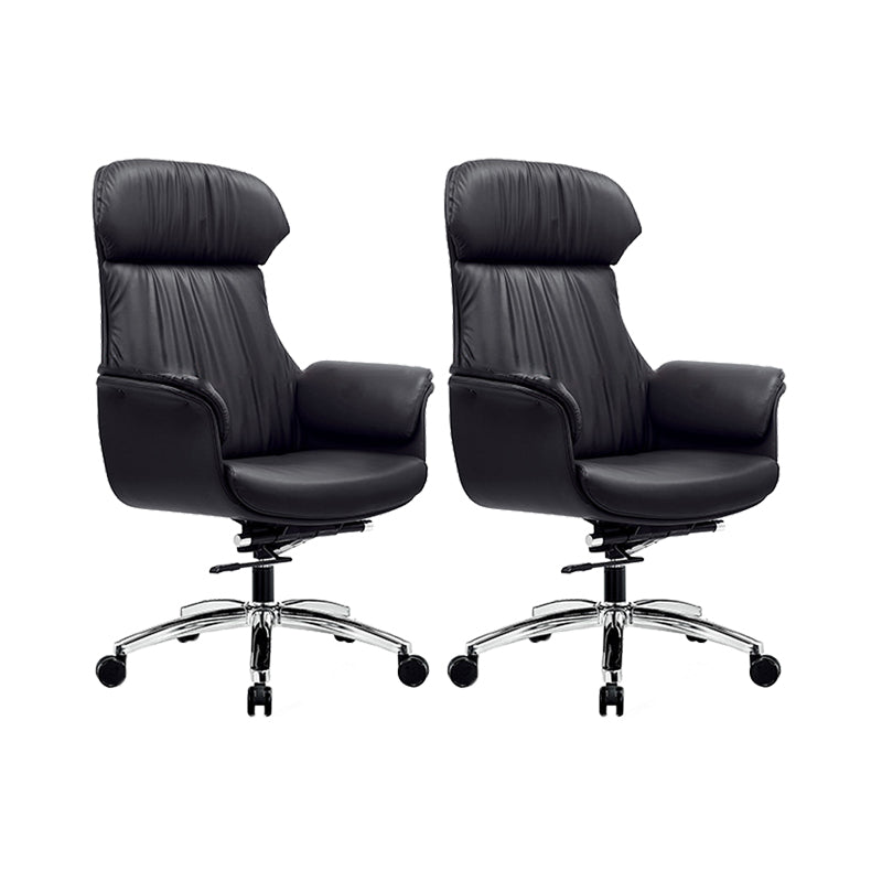 Modern Executive Chair Adjustable Back Height Office Chair with Wheels