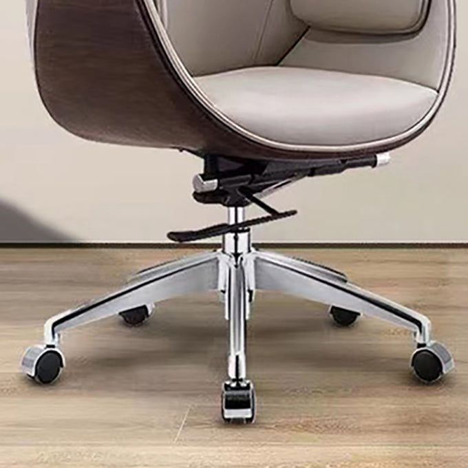 Modern Executive Chair Adjustable Back Height Office Chair with Wheels