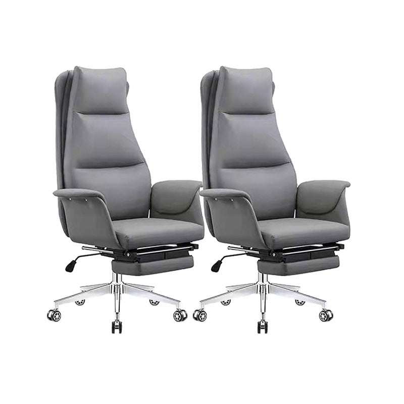 Modern Executive Chair Adjustable Back Height Office Chair with Wheels