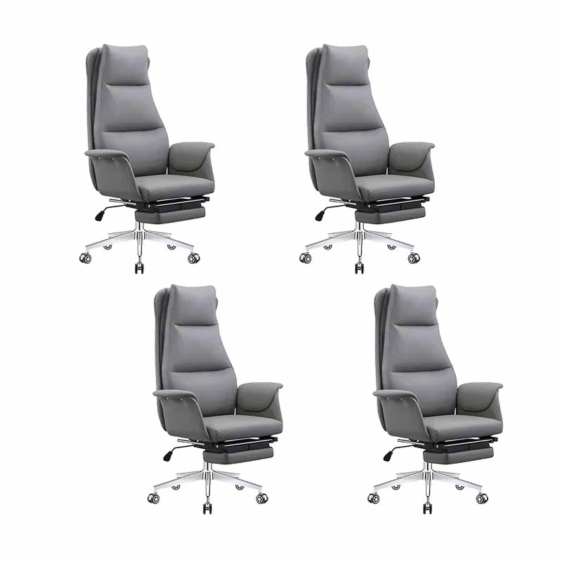 Modern Executive Chair Adjustable Back Height Office Chair with Wheels