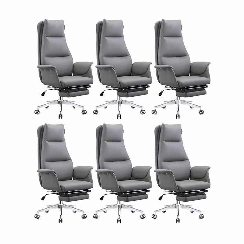 Modern Executive Chair Adjustable Back Height Office Chair with Wheels